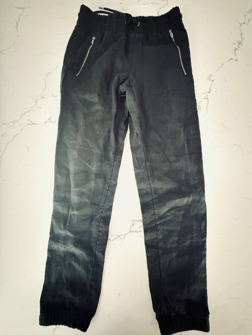 Athleta Women’s Linen Zip-Pocket Pants size 0